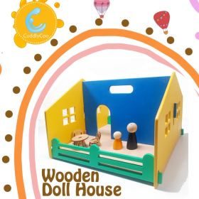 CuddlyCoo Wooden Doll House
