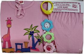 Love Baby-New Born Baby Gift Set Pink Chandni Pink
