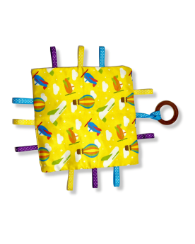 Glee Natural Toys-Crinklee - Yellow (Aero)