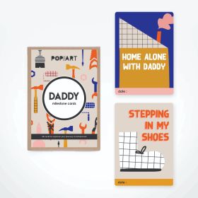 Pop Goes The Art-Milestone Cards | Daddy