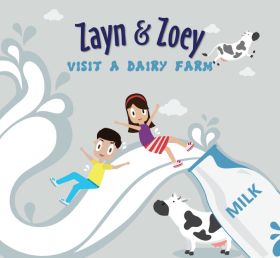 Zayn and Zoey-Visit a Dairy Farm