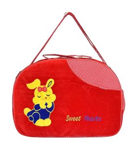 Love Baby-Love Baby Velvet Cloth Bag Multi-Utility - DBB32 Red