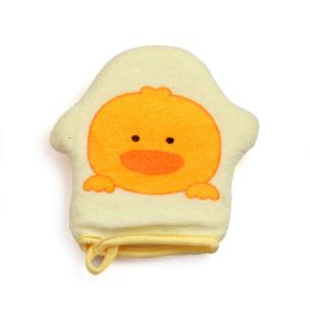 Baby Moo Duck Yellow Hand Glove Bath Sponge