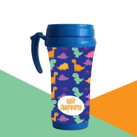 Purple Prints-Dino Theme Mug
