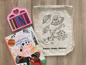 Little Canvas-Do It Yourself Colouring Little Space Explorer BackPack