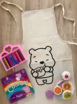 Little Canvas-Do It Yourself Colouring Winnie the Pooh Apron