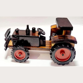 DruArts Wooden Tractor Toy / Showpiece for Kids