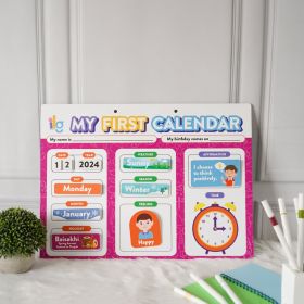 I Learn n Grow - My First Home Calendar - 9 in one Activities