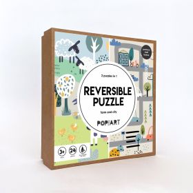 Pop Goes The Art-Reversible Puzzle | Farm and City