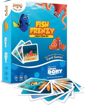 KAADOO Disney Fish Frenzy Characters Matching Card Game for Kids Age 3+ Years - A Fun Disney Memory Game - Made in India - Perfect Gift - Multicolor-8906076579018