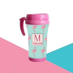Purple Prints-Flamingo Theme Mug