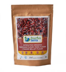 Fructus Terra - Certified organic sprouted Ragi/Nachani/Finger Millet Flour