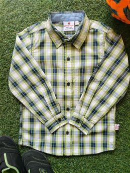 Tots and Tykes-Collar Shirt-1-2 Years-Green