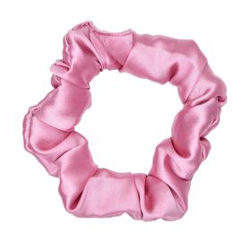 Funkrafts Satin Silk Hair Scrunchie Ponytail Hair Tie  - Pink-FUNHB505