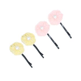 Funkrafts Girls Flower Hair Pins Set of 4 - Multicolor-FUNHC450