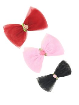 Funkrafts Girls Bows Hair  Clips Set of 3 - Multicolor-FUNHC530