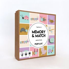 Pop Goes The Art-Memory and Match Game - Garden Friends
