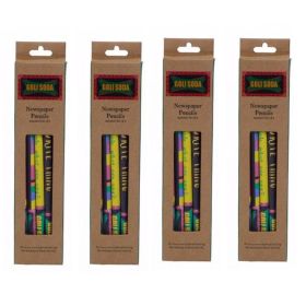 GOLI SODA Upcycled Multicolor Newspaper Pencils (Pack of 20) 