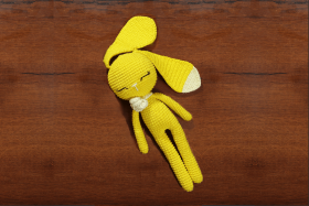 Plumtales Handmade Amigurumi Bunny - Hannah (Lime)