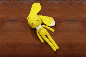 Plumtales Handmade Amigurumi Bunny - Henry (Lime)