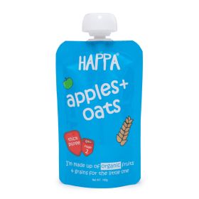 Happa Organic Apple+ Oats.