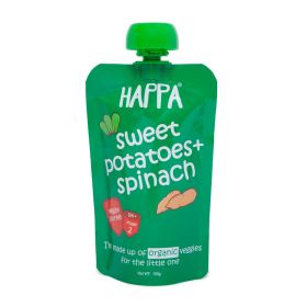 Happa Organic Swt Potato+Spinach