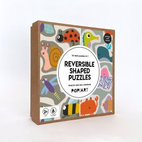 Pop Goes the Art-Reversible Shaped Puzzle | Insects & Sea Creatures