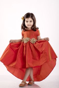 Jelly Jones-Orange A-symmetric Dress