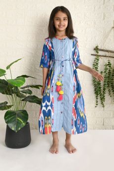 THE COTTON STAPLE-WHIMSY IKAT DRESS