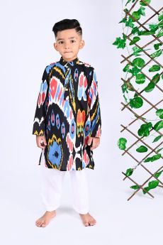 THE COTTON STAPLE-CRATER IKAT SET-2-3 Years