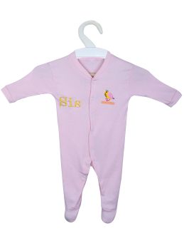 Baby Moo Infant Sleep Suit-0-3 Months-Purple