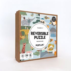 Pop Goes The Art-Reversible Puzzle | Land and Water