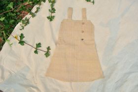 Sankalpa Art Village-Strap Dress-6-12 Months-Light Brown