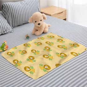 Snugkins - Baby Diaper Changing Mat, Baby Urine Sheet, Reusable & Waterproof Nappy Changing Mat, Super Absorbant Mat Ideal for Newborn Babies –( 0 -12 months )( 28 x 18 Inch )-Pack of 1 - Lion Hearted