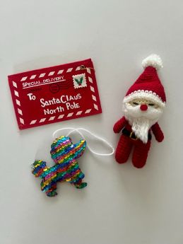 Little Canvas-Little Doggy Christmas Ornament