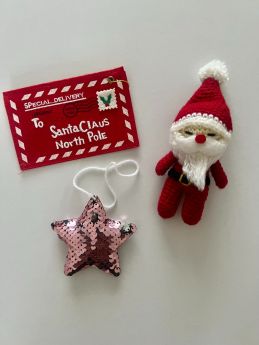 Little Canvas-Little Star Christmas Ornament