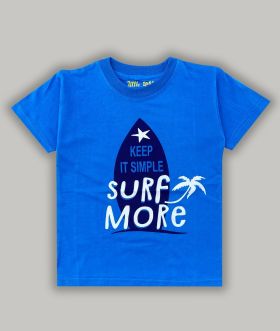 Little Labs surf more print t-shirt - Blue-3-4 Years