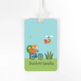 Babble Wrap-Luggage Tag - Cycling