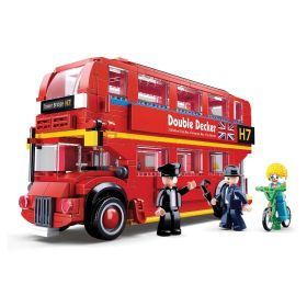 SLUBAN  London bus (M38-B708) (382 Pieces) Building Blocks Kit for Boys and Girls 