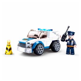 SLUBAN  POLICE CAR (M38-B0824) (90 Pieces) Building Blocks Kit for Boys and Girls 