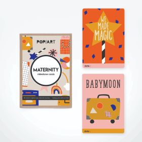 Pop Goes The Art-Milestone Cards | Maternity
