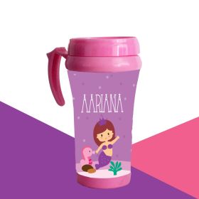 Purple Prints-Mermaid Theme mug