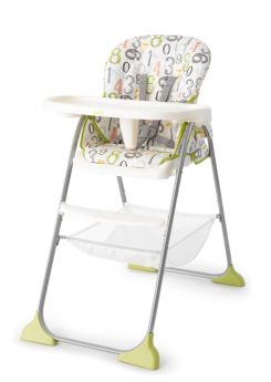 Joie Mimzy Snacker HIGH CHAIR 123 ARTWORK 6M to 36M