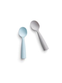 Miniware Training Spoon Set  Grey+Aqua