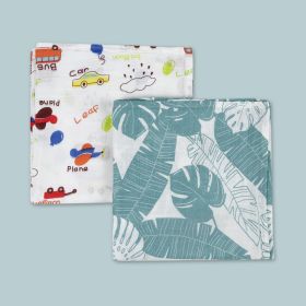 Baby Moo-Tropical Vacation Multicolour 2 Pk Muslin Swaddle