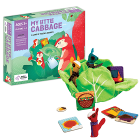 Chalk and Chuckles My Little Cabbage. Preschooler, Memory and Tactile Game with Finger Puppets
