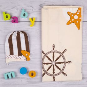 Baby Moo-Sailing Cream Nursing Cover