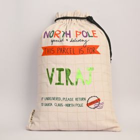 Pop goes the Art-Personalised Sack | North Pole