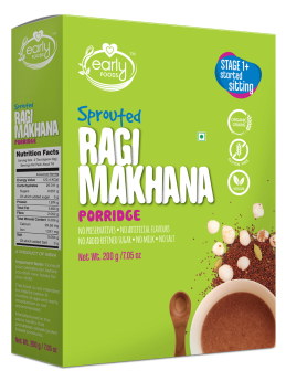 Early Food Sprouted Ragi & Makhana Porridge Mix, 200g