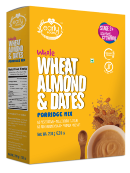 Early Food Whole Wheat, Almond & Date Porridge Mix 200g
